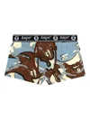 Aape By A Bathing Ape Elasticated Abstract-print Boxer In Multi