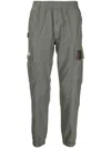 Aape By A Bathing Ape Elasticated-waistband Cargo Trousers In Grün
