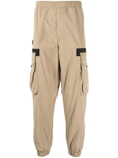 Aape By A Bathing Ape Tapered-hose Mit Stretchbund In Brown