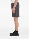 Aape By A Bathing Ape Embroidered Drawstring Running Shorts In Gray