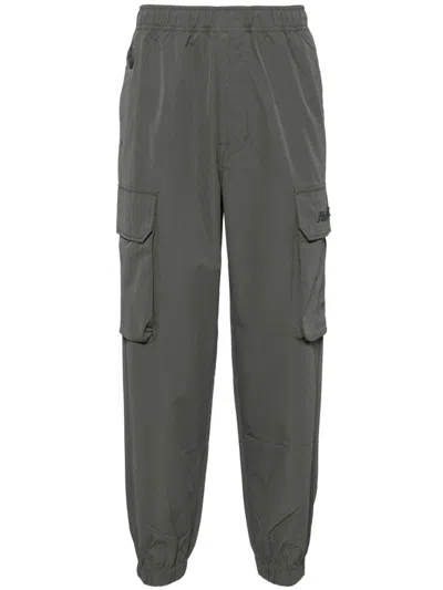 Aape By A Bathing Ape Embroidered Logo Cargo Pants In Grey
