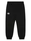 Aape By A Bathing Ape Embroidered-logo Cuffed Track Pants In Black