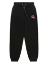 Aape By A Bathing Ape Embroidered-logo Drawstring Trousers In Black