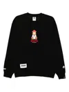 Aape By A Bathing Ape Embroidered-logo Sweatshirt In Black