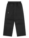 Aape By A Bathing Ape Embroidered Trousers In Black