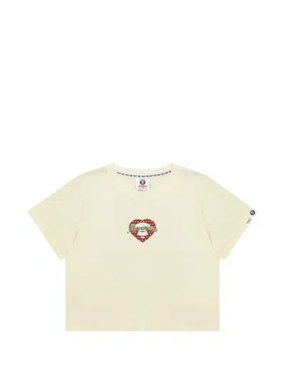 Aape By A Bathing Ape Graphic Cotton T-shirt In Neutral