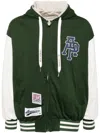 Aape By A Bathing Ape Graphic-print Hooded Jacket In Green