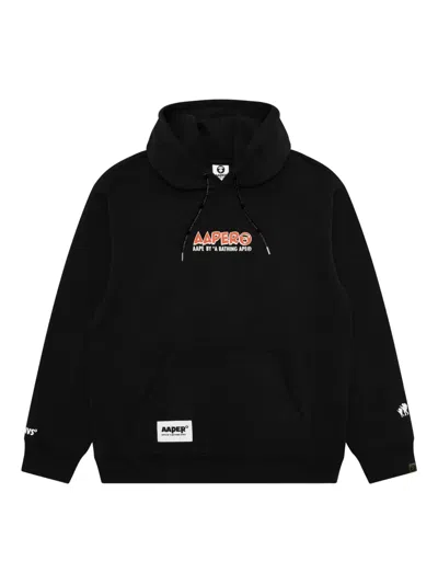 Aape By A Bathing Ape Graphic-print Hoodie In Black