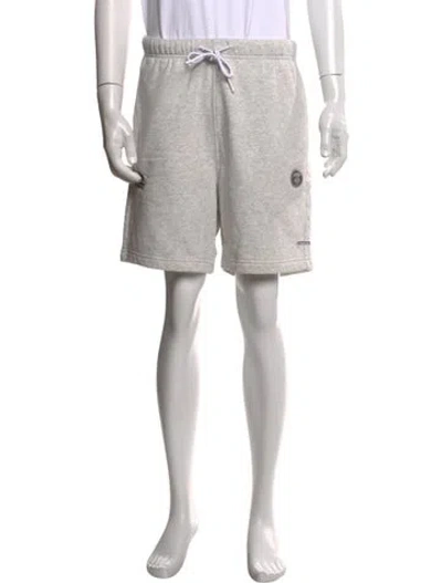 Pre-owned Aape By A Bathing Ape Graphic Print Jogger Shorts In Grey