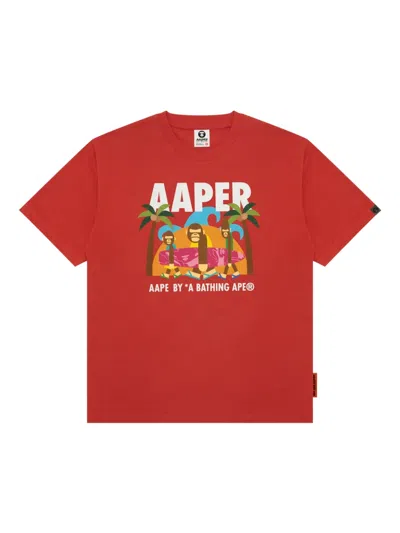 Aape By A Bathing Ape Graphic-print T-shirt