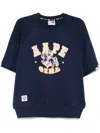 Aape By A Bathing Ape Graphic-print T-shirt In Blue