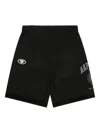 Aape By A Bathing Ape Graphic-print Track Shorts In Black