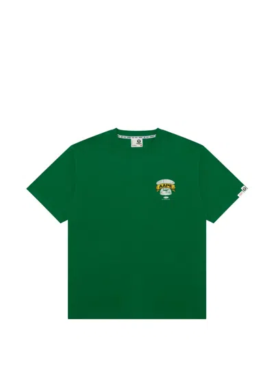 Aape By A Bathing Ape Graphic -print T-shirt In Green