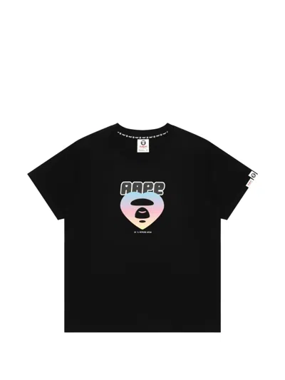 Aape By A Bathing Ape Graphic T-shirt In Black