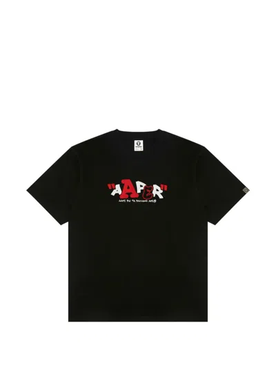 Aape By A Bathing Ape Graphic T-shirt In Black
