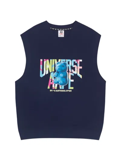 Aape By A Bathing Ape Graphic-print Tank Top In Black