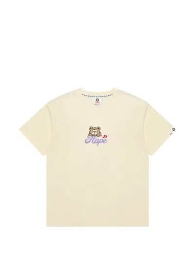 Aape By A Bathing Ape Graphic-print T-shirt In Neutral