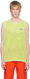 Aape By A Bathing Ape Green Patch Tank Top In Grl Light Green