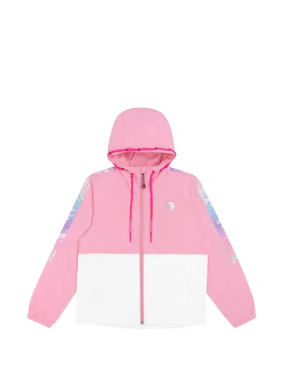 Aape By A Bathing Ape Hooded Colour-block Jacket In Pink