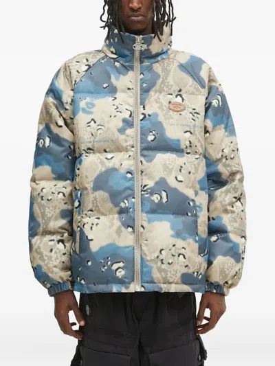 Aape By A Bathing Ape Hooded Puffer Jacket In White