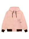 Aape By A Bathing Ape Hooded Zip Jacket In Pink