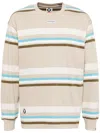 Aape By A Bathing Ape Horizontal-stripes Long-sleeves T-shirt In Neutrals
