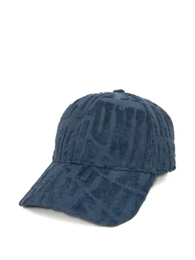 Aape By A Bathing Ape Jacquard Terry-texture Baseball Cap In Black