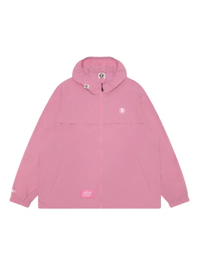 Aape By A Bathing Ape Lightweight Hooded Jacket In Pink
