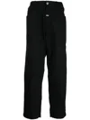 Aape By A Bathing Ape Logo-appliqué Cotton Jeans In Black