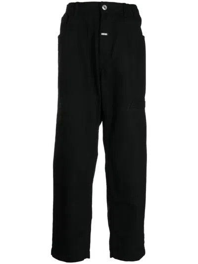 Aape By A Bathing Ape Logo-appliqué Cotton Jeans In Black