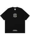 Aape By A Bathing Ape Logo-applique Cotton T-shirt In Black