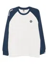Aape By A Bathing Ape Boxy Long Sleeve Raglan T-shirt In Animal Print