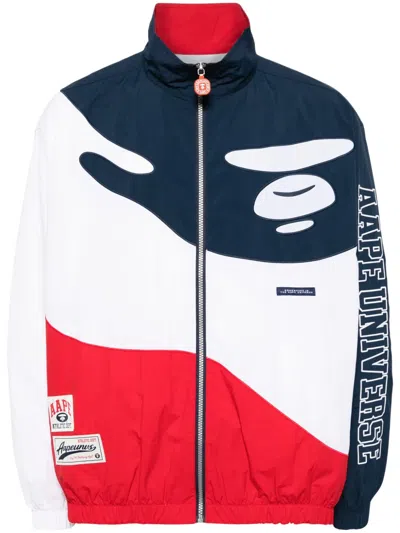 Aape By A Bathing Ape Logo-appliqué Jacket In 彩色