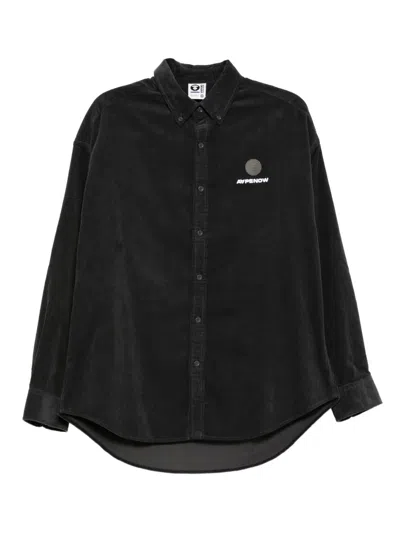 Aape By A Bathing Ape ロゴアップリケ シャツ In Black
