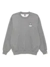 Aape By A Bathing Ape Logo-appliqué Sweatshirt In Gray