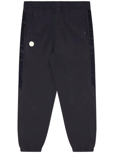 Aape By A Bathing Ape Logo-appliqué Track Pants In Grau