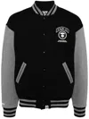 Aape By A Bathing Ape Logo College Varisty Jacket In Black