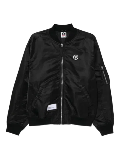 Aape By A Bathing Ape Bomberjacke Mit Logo In Black
