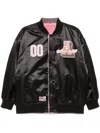 Aape By A Bathing Ape Logo Bomber Jacket In Black