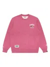 Aape By A Bathing Ape Logo Crew-neck Sweatshirt In Pink