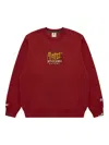 Aape By A Bathing Ape Logo Crew-neck Sweatshirt In Red