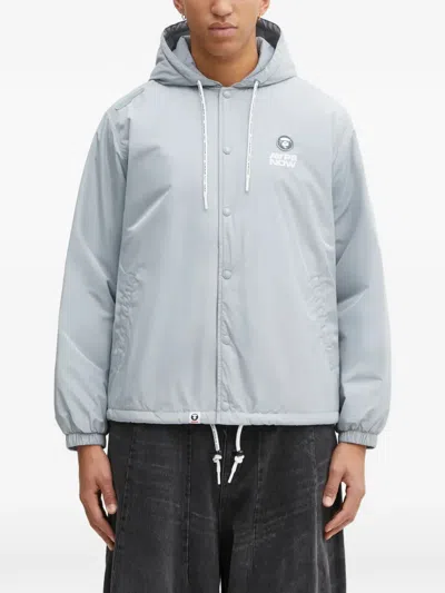 Aape By A Bathing Ape Logo-detail Hooded Jacket In Multi