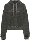 Aape By A Bathing Ape Logo-embellished Cotton Hoodie In 绿色