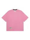 Aape By A Bathing Ape Logo-embossed T-shirt In Pink