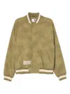 Aape By A Bathing Ape Logo-embroidered Bomber Jacket In Green
