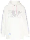 Aape By A Bathing Ape Logo-embroidered Drawstring Hoodie In White