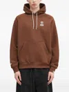 Aape By A Bathing Ape Logo-patched Hoodie In Brown
