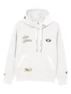Aape By A Bathing Ape Logo-embroidered Hoodie In White