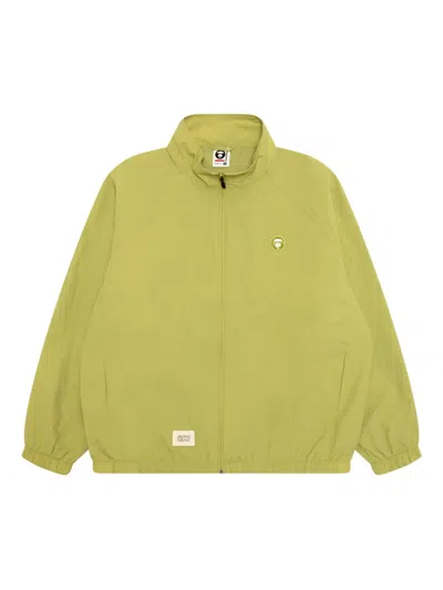 Aape By A Bathing Ape Logo-embroidered Jacket In Yellow