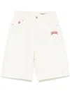 Aape By A Bathing Ape Logo-embroidered Shorts In 白色